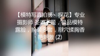 【模特写真拍摄丶探花】专业摄影师 圣诞主题，极品模特露脸，换装多套，掰穴揉胸香艳刺激 (2)