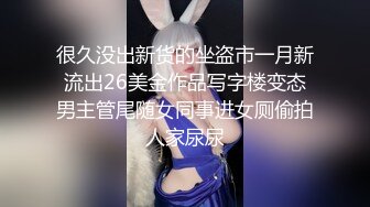 很久没出新货的坐盗市一月新流出26美金作品写字楼变态男主管尾随女同事进女厕偷拍人家尿尿